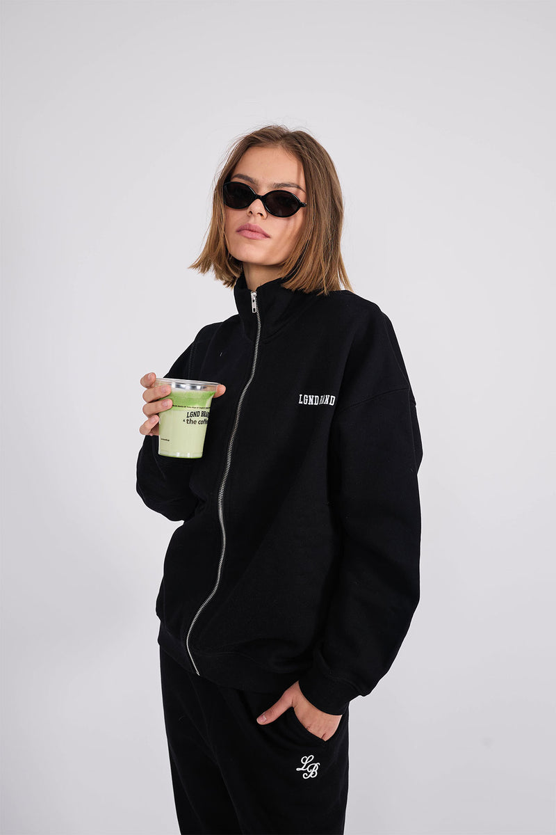 Sweatshirt_Black_Mock Neck LGND Brand
