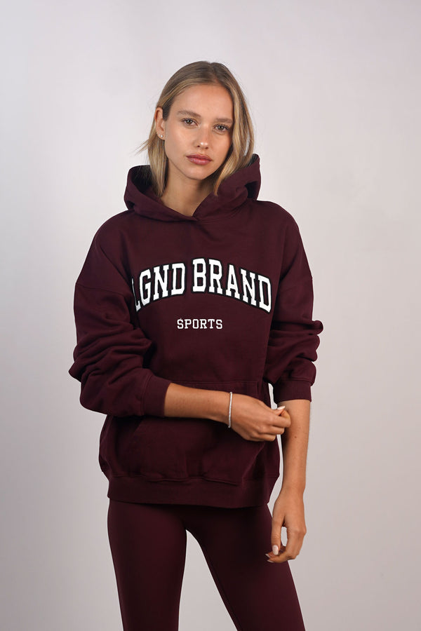 Sweatshirt_Burgundy Hoodie LGND Brand Sports