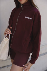 Sweatshirt_Burgundy_Mock Neck LGND Brand