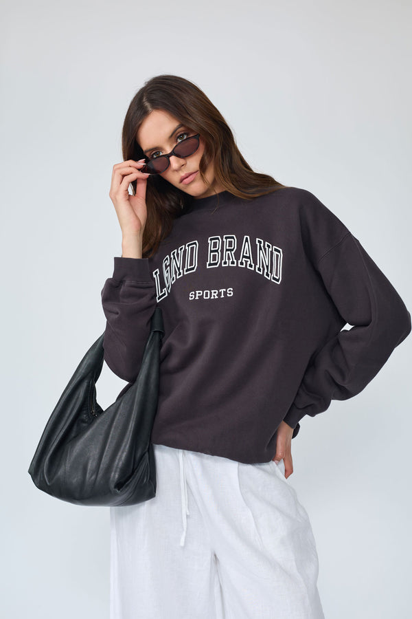 Sweatshirt_Charcoal Crewneck LGND BRAND