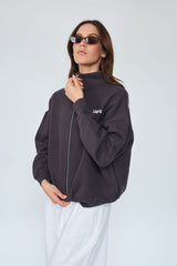 Sweatshirt_Charcoal_Mock Neck LGND Brand