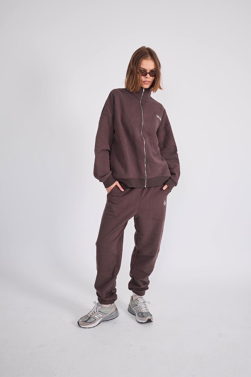 Sweatshirt_Coffee Espresso_Mock Neck LGND Brand