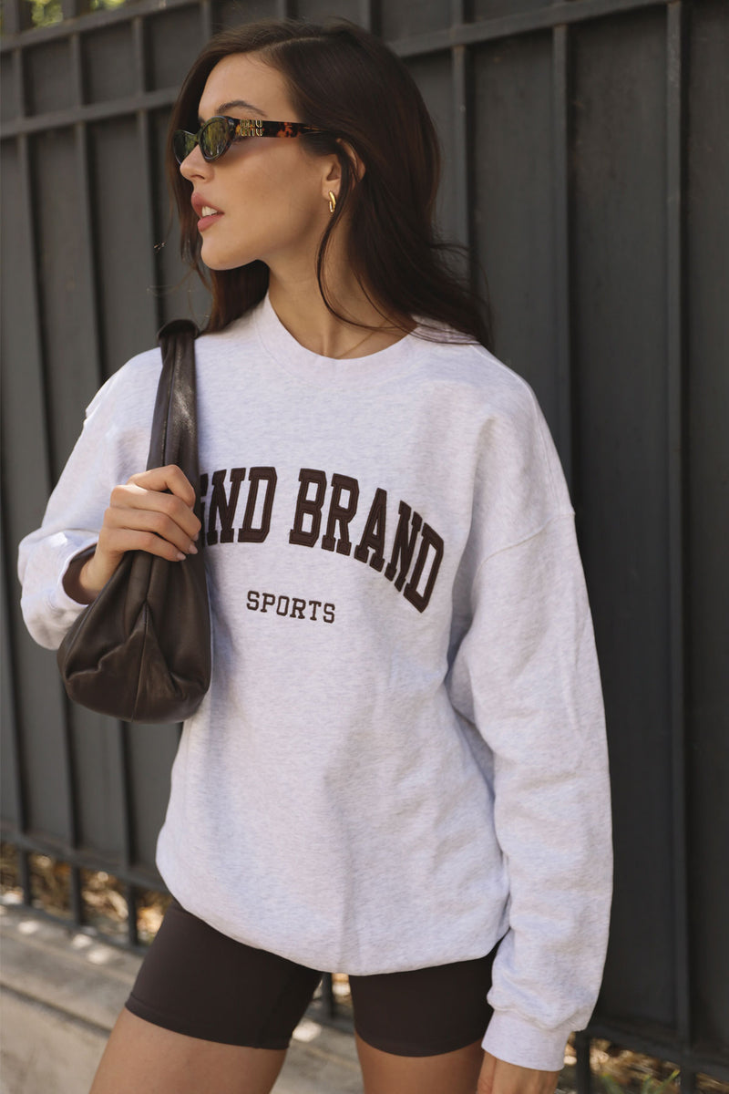 Sweatshirt_Light Gray Crewneck LGND BRAND