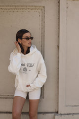 Sweatshirt_Off White Hoodie Sport Club Insignia