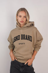 Sweatshirt_Taupe Hoodie Black LGND Brand Sports