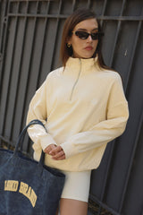 Sweatshirt_Yellow_Mock Neck LB