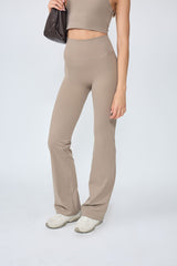 Straight Leg_Legging Taupe