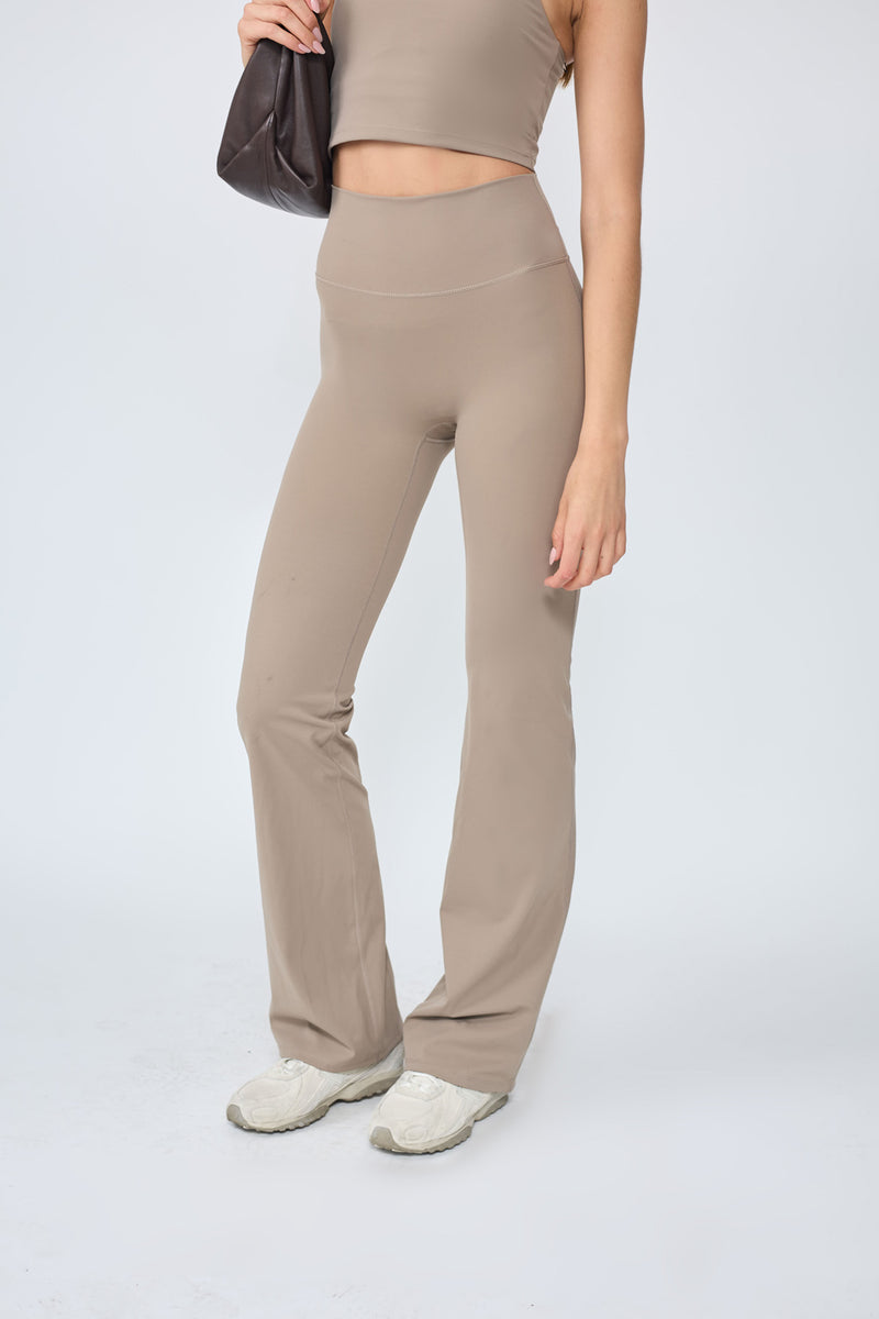 Straight Leg_Legging Taupe