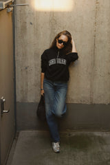 Sweatshirt_Black Mock Neck White LGND BRAND
