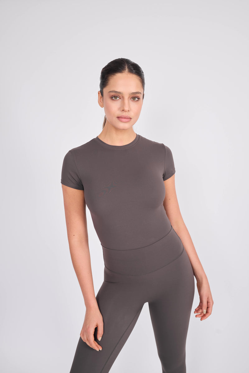 T-Shirt_Short Charcoal