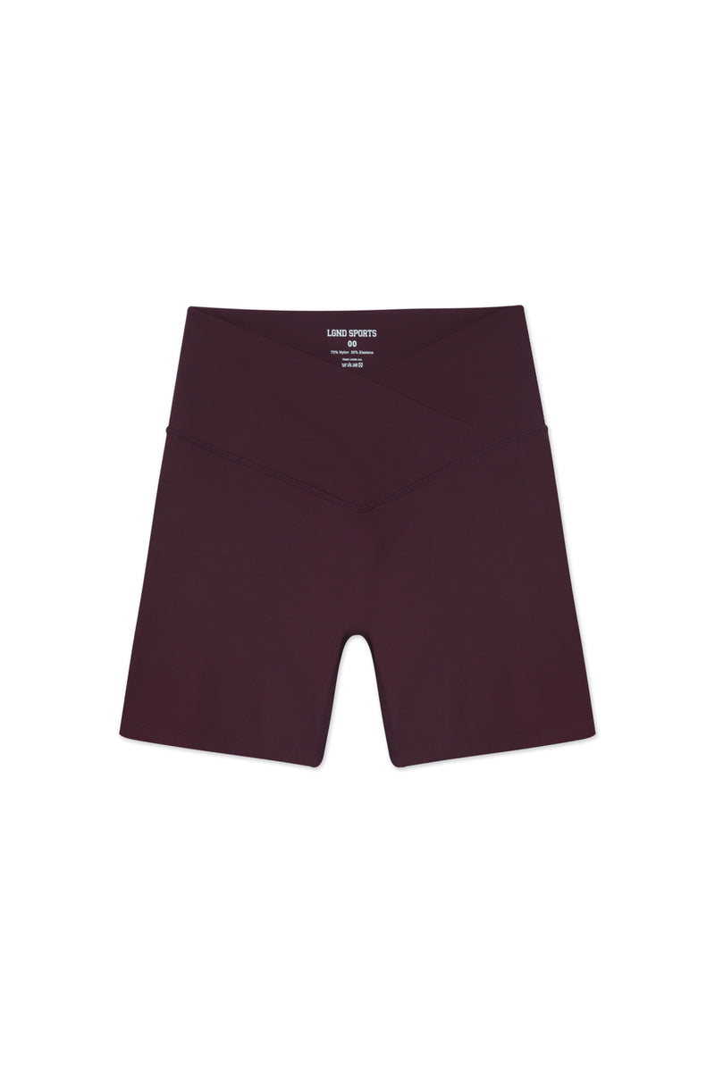 Crop_Short Burgundy