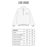 Sweatshirt_Light Gray Half Zipper Mock Neck LGND BRAND