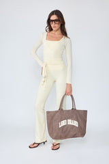 Straight Leg_Legging Light Yellow