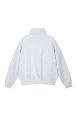 Sweatshirt_Light Gray_Mock Neck LGND BRAND