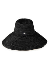 Black Raffia_Wide Brim Hat