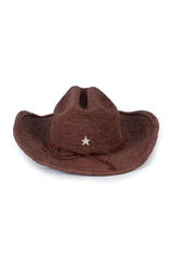 Brown Raffia_Cowboy Hat