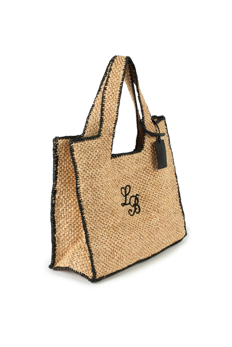 Raffia_ Tote Bag Duo