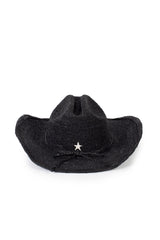 Black Raffia_Cowboy Hat