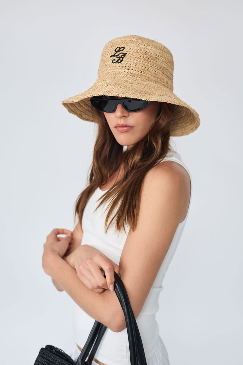 Raffia_Bucket Hat LB