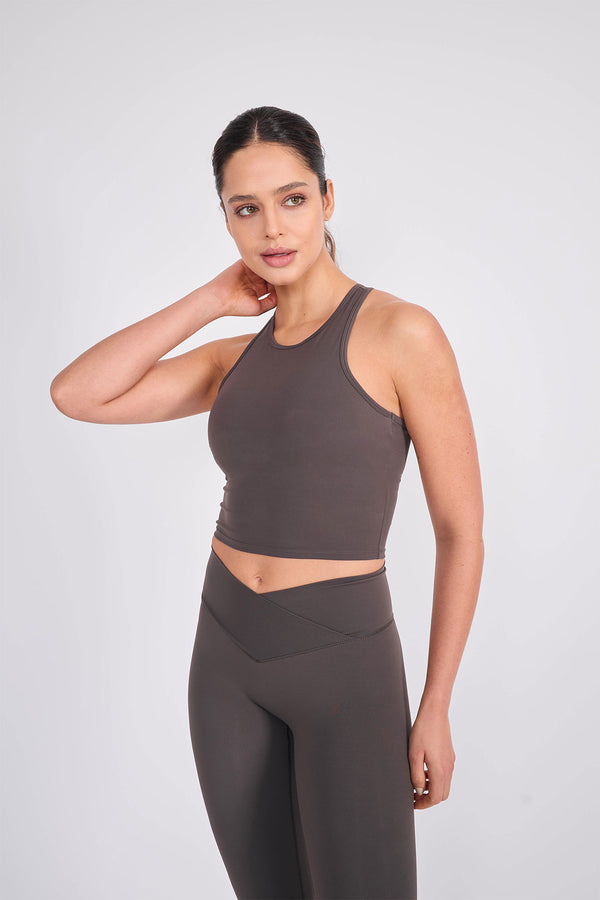 Collar Bra_Charcoal