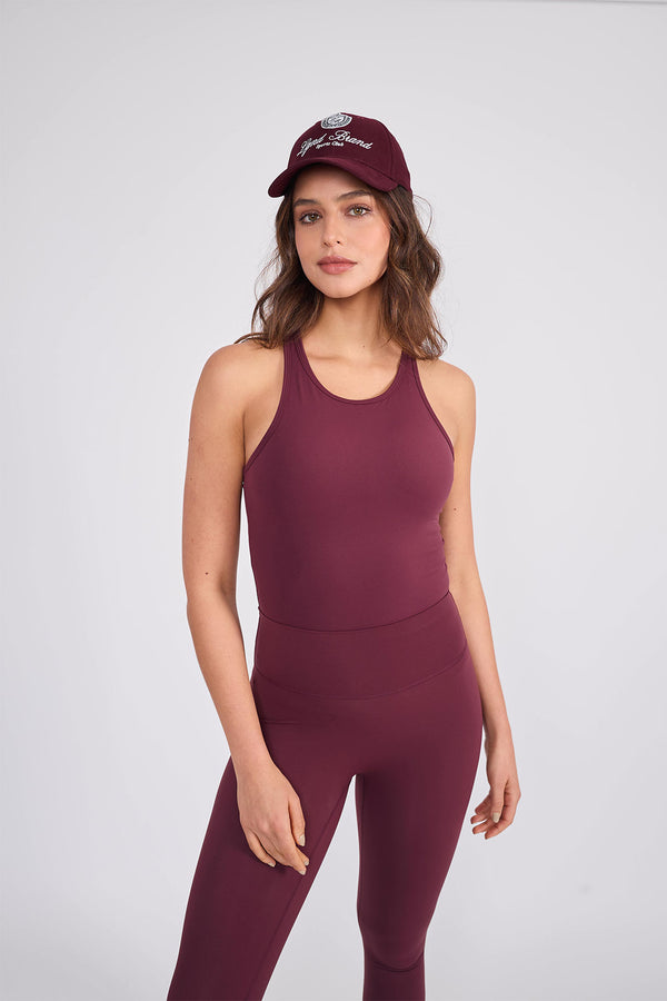 Collar_Top Burgundy