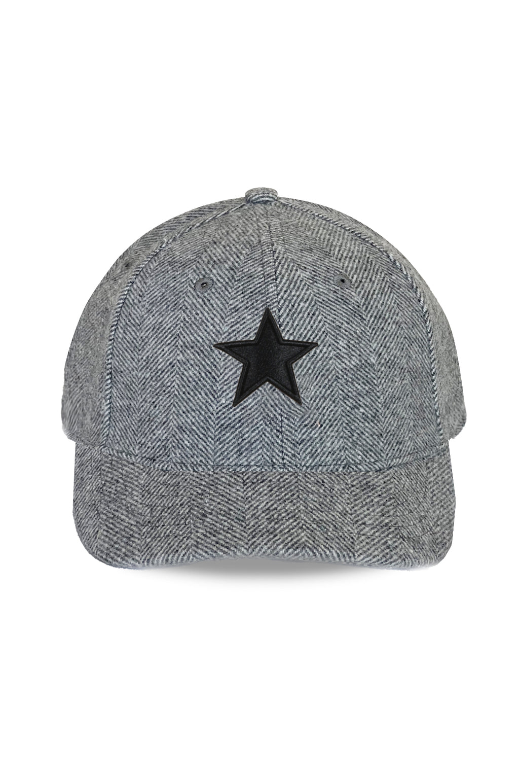 Gray Tweed_Black Star