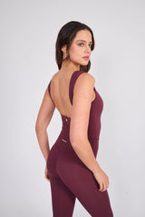 Open Back_Top Burgundy