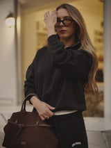Sweatshirt_Black Half Zipper Mock Neck LGND BRAND