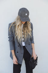Wool_ Black White Star